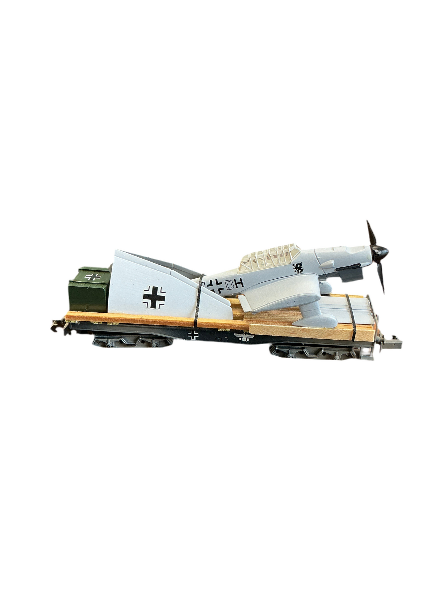 Güterwagen, Arnold Rapido mit Junkers Ju Flugzeug
