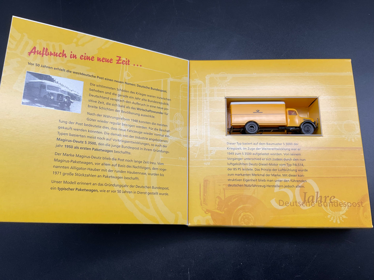 Brekina der erste Paketwagen der Deutschen Bundespost