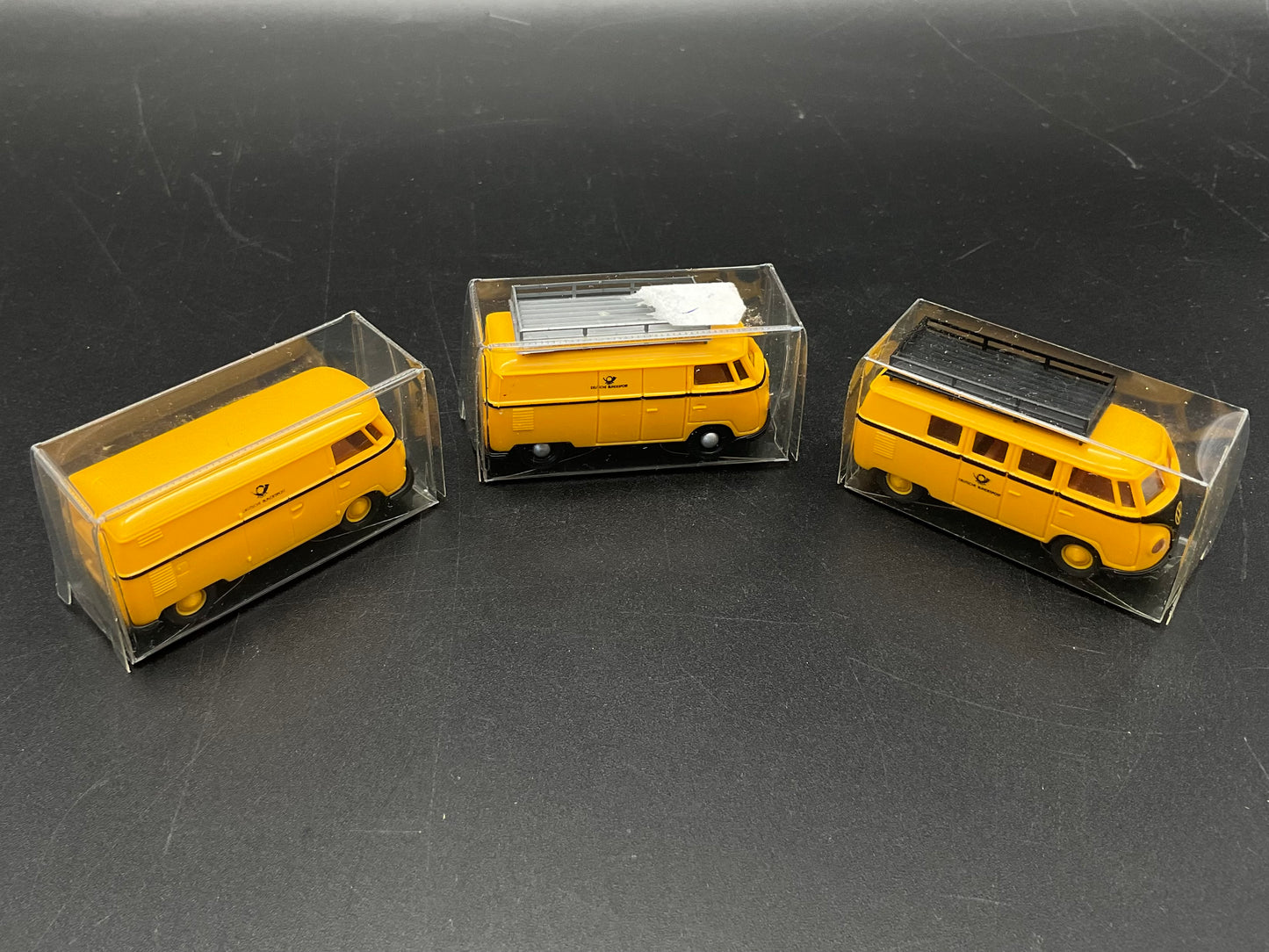 Drei VW Postautos von Brekina