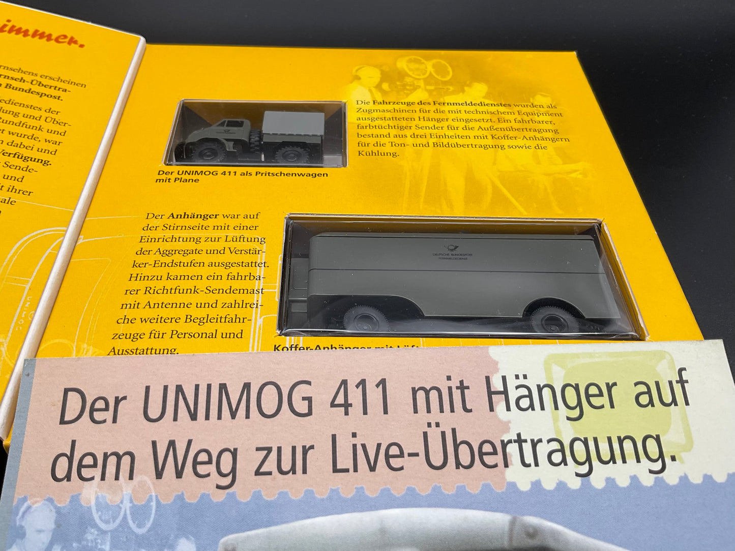 Brekina Übertragungsdienst der Deutschen Bundespost Set