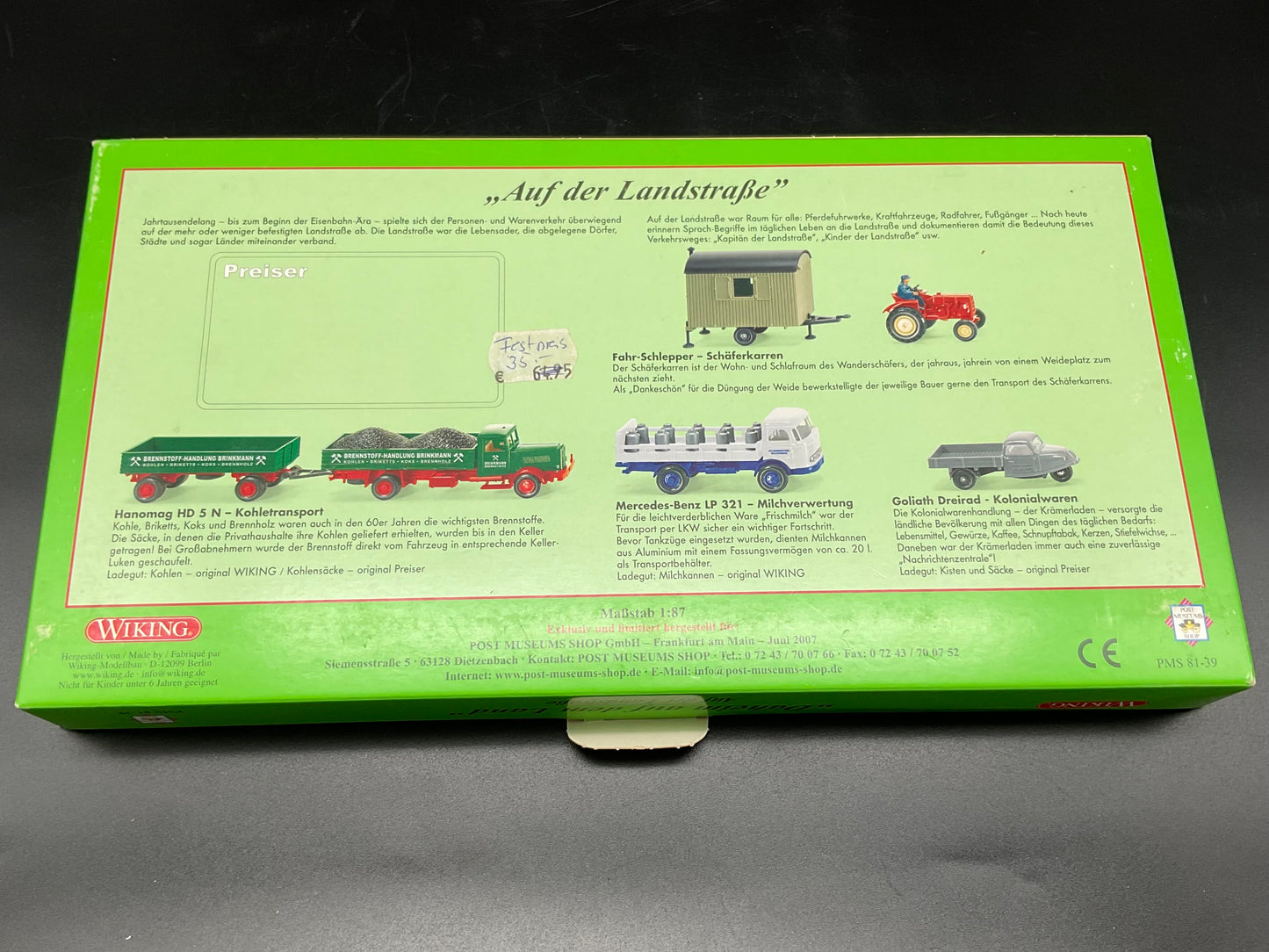 Unvollständiges Wiking Daheim auf dem Land Set