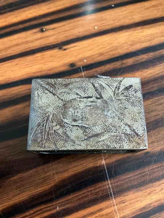 Streichholzschachtel Sterlingsilber 905