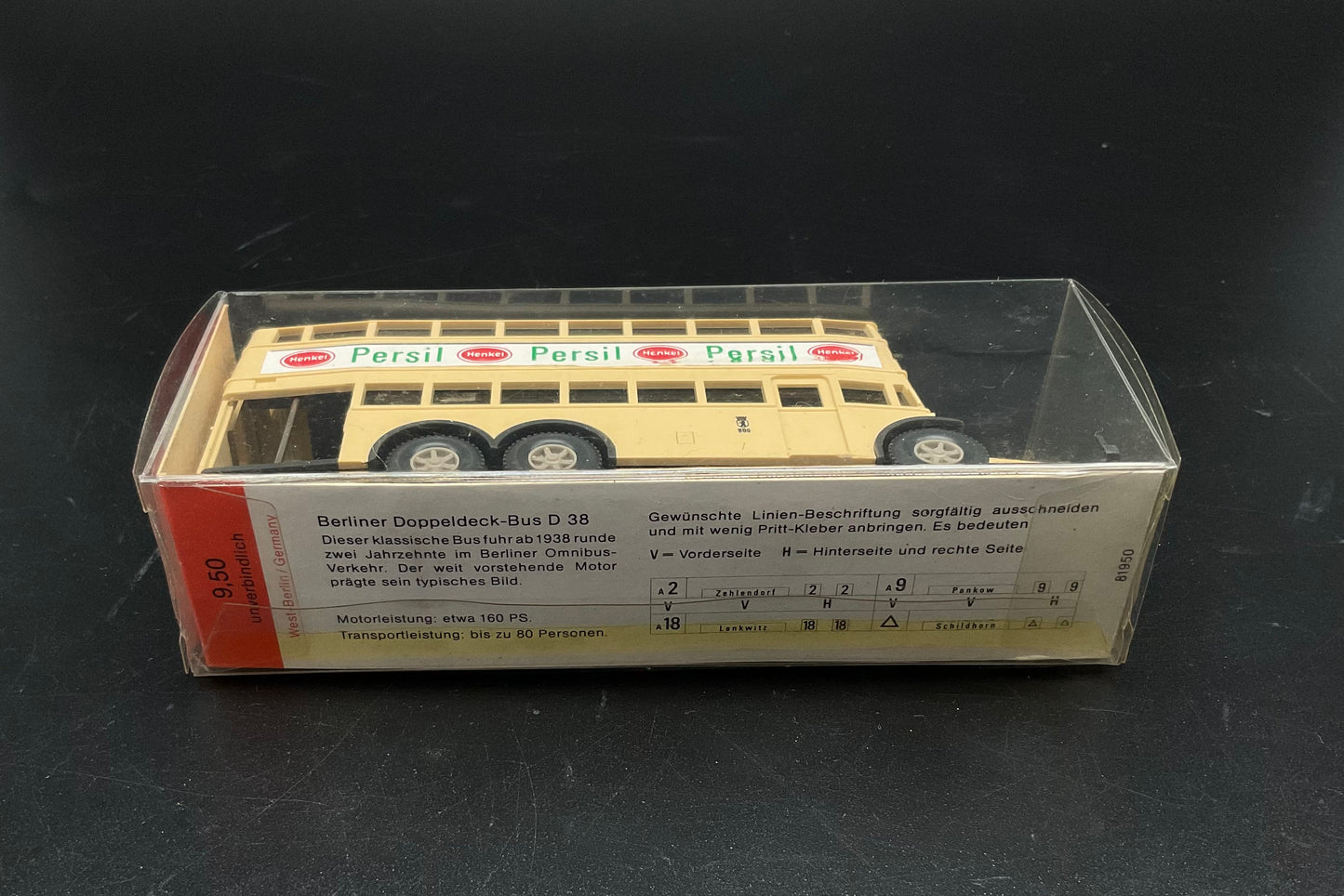 Wiking Berlin Bus D 38