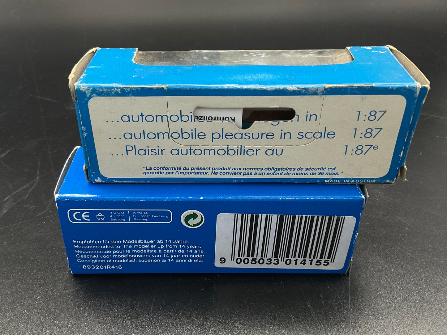 Roco zwei Fahrzeugmodelle