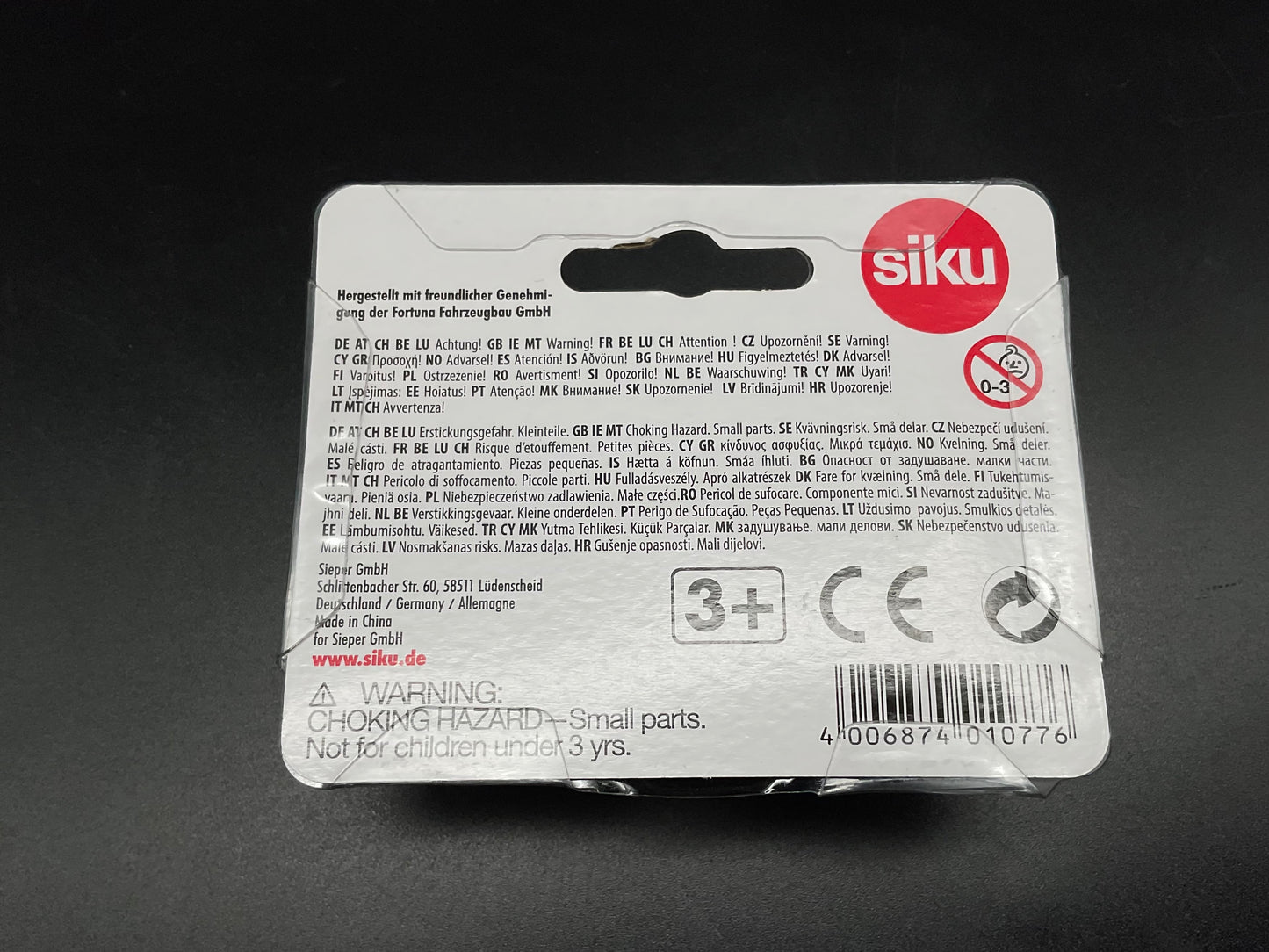 Siku 2-Achs-Anhänger