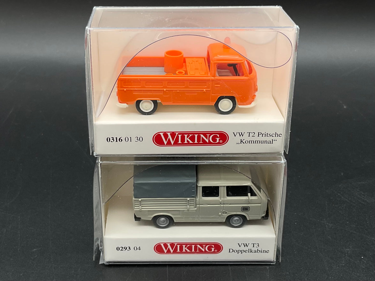 VW T2 Pritsche und VW T3 mit Doppelkabine