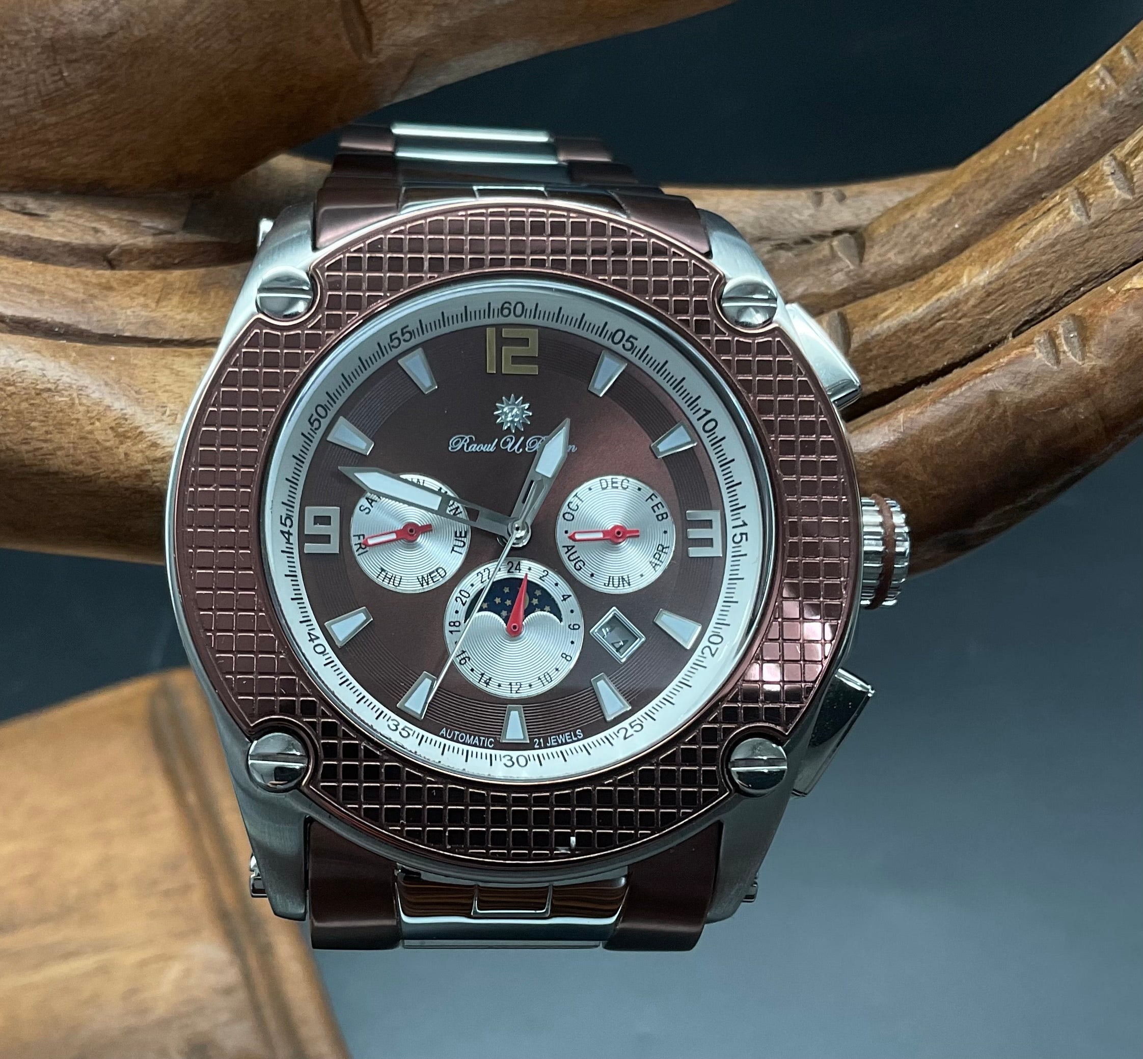 Braun Luxus Automatikuhr Automatic Wristwatch Raoul U Braun