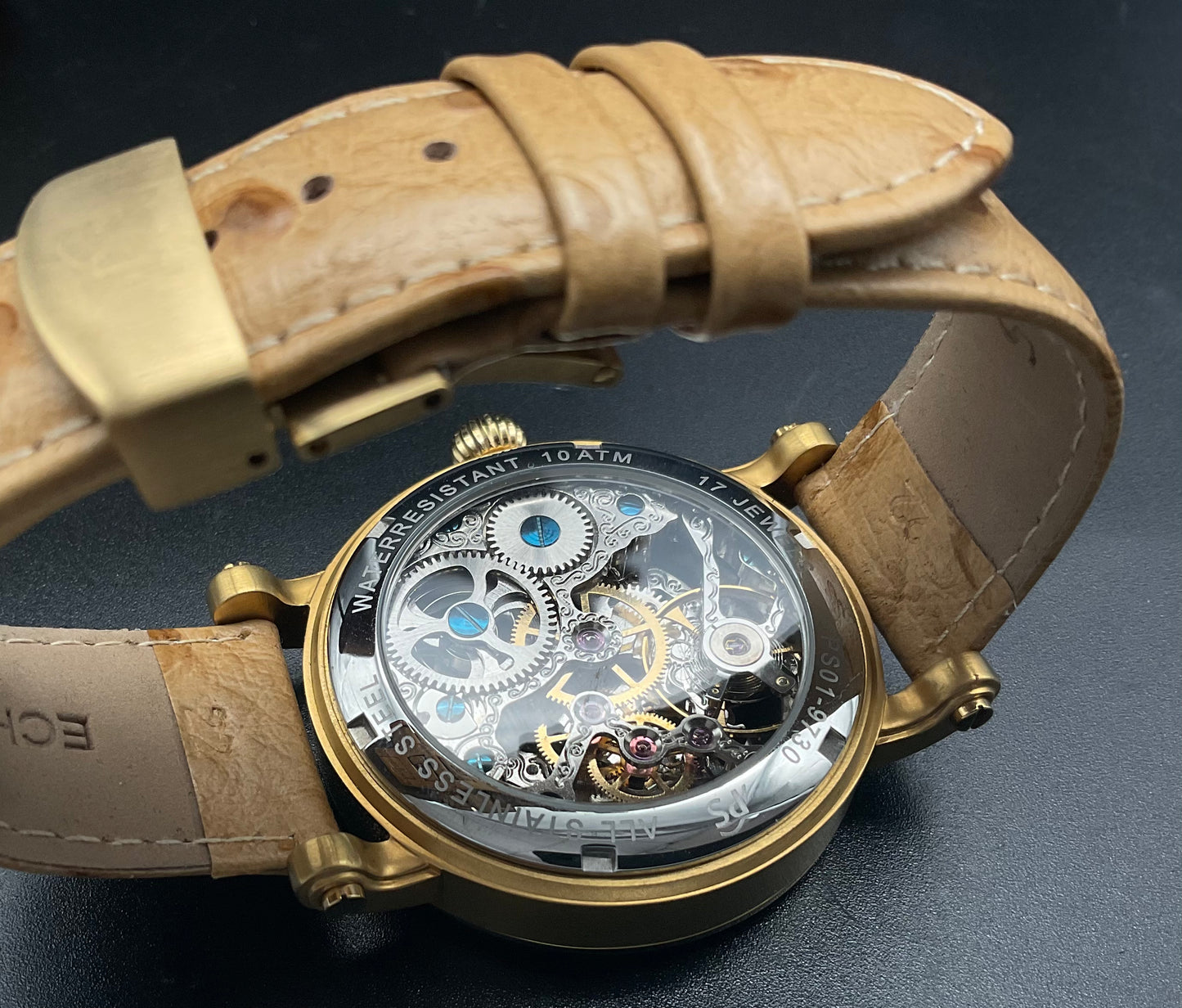 Goldene PortaS Uhr