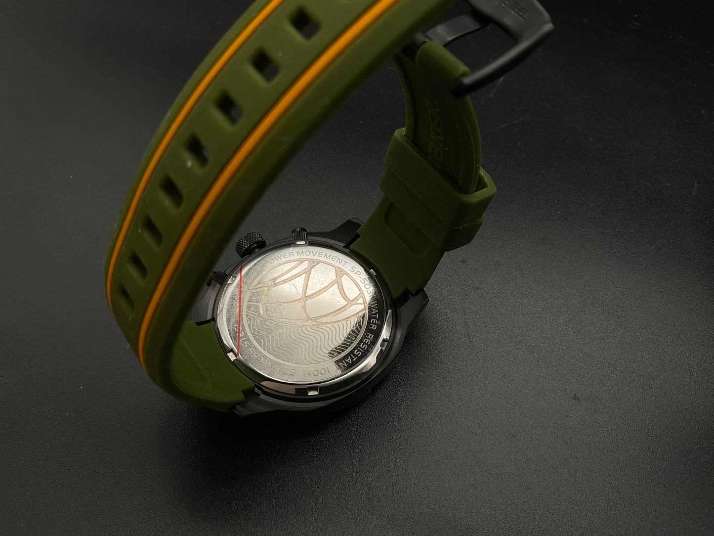 Grüne SPINNAKER SP-5031 Armbanduhr