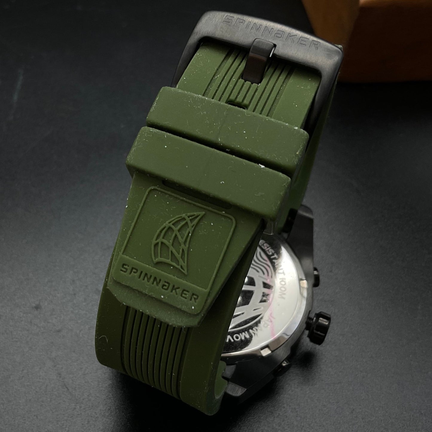 Grün-schwarze Spinnaker SP-5022 Armbanduhr