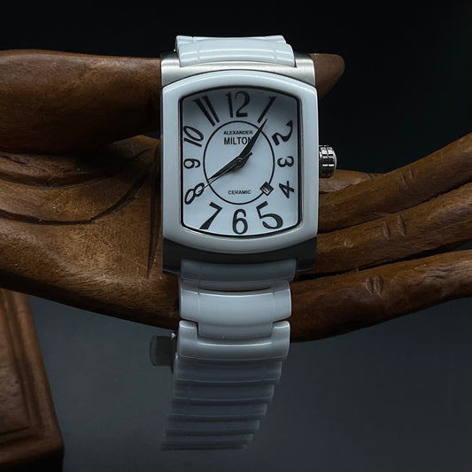 Weiße Alexander Milton Uhr