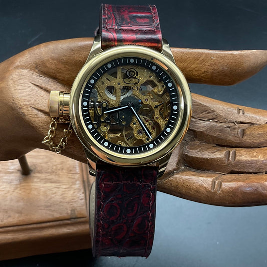 Goldene Invicta Uhr 10364
