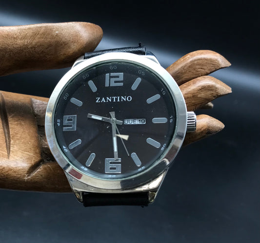 Silber-braune Zantino Uhr