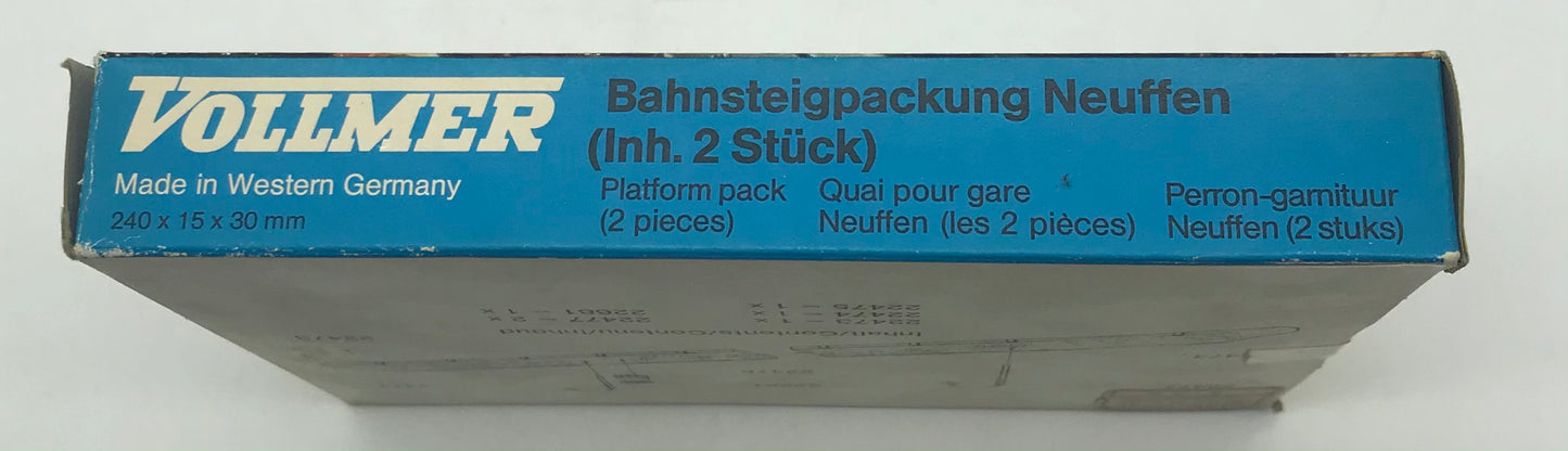 Vollmer  Z 9525 Bahnsteigverpackung Neuffen (Inh. 2 Stück)