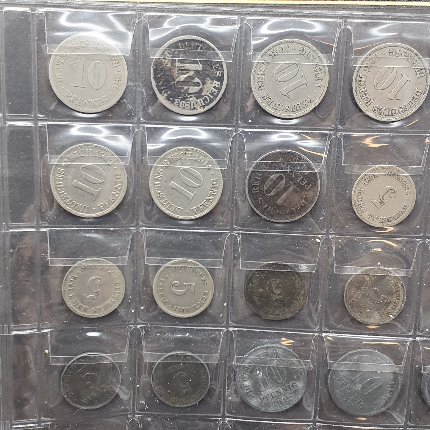 Konvolut Münz Sammlung,  deutsche Pfennig & Mark