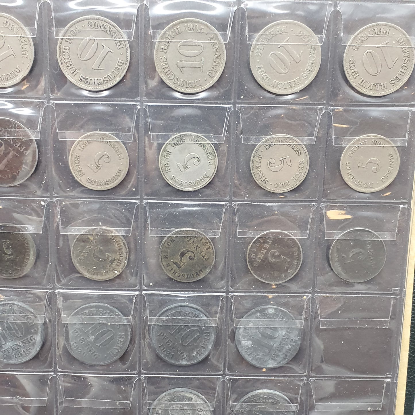 Konvolut Münz Sammlung,  deutsche Pfennig & Mark