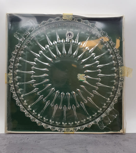 Walther Glas, Sevierplatte, Kuchenplatte, Capri weiss,  Walther Glas Kollektion