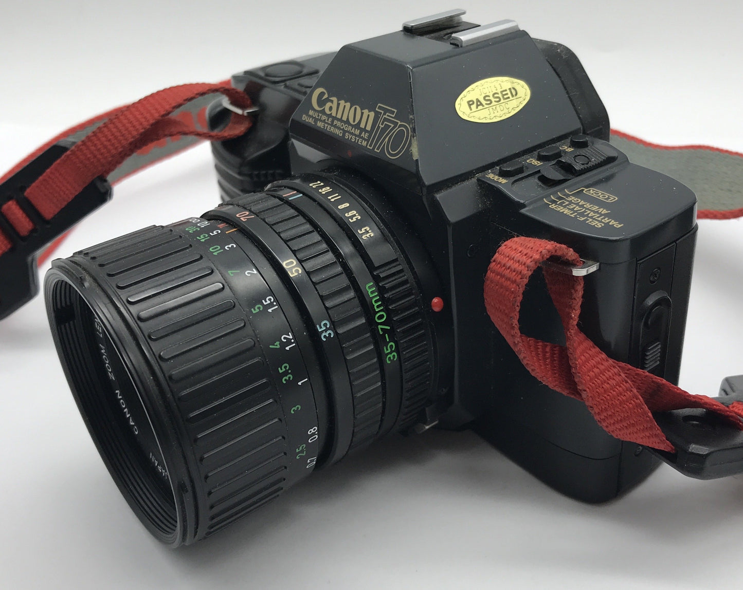 Canon T70 Spiegelreflexkamera schwarz mit viel Zubehör und Tasche