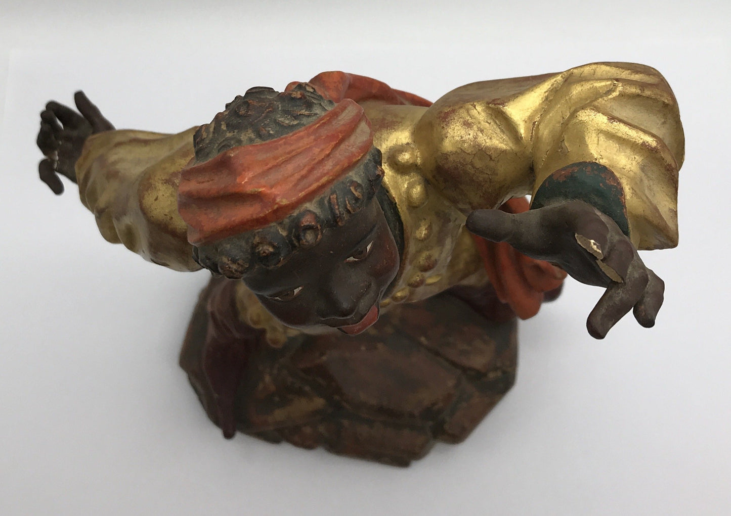 Moriskentänzer, Schenna K. Kostner 1981, handgeschnitzt, 36 cm hoch