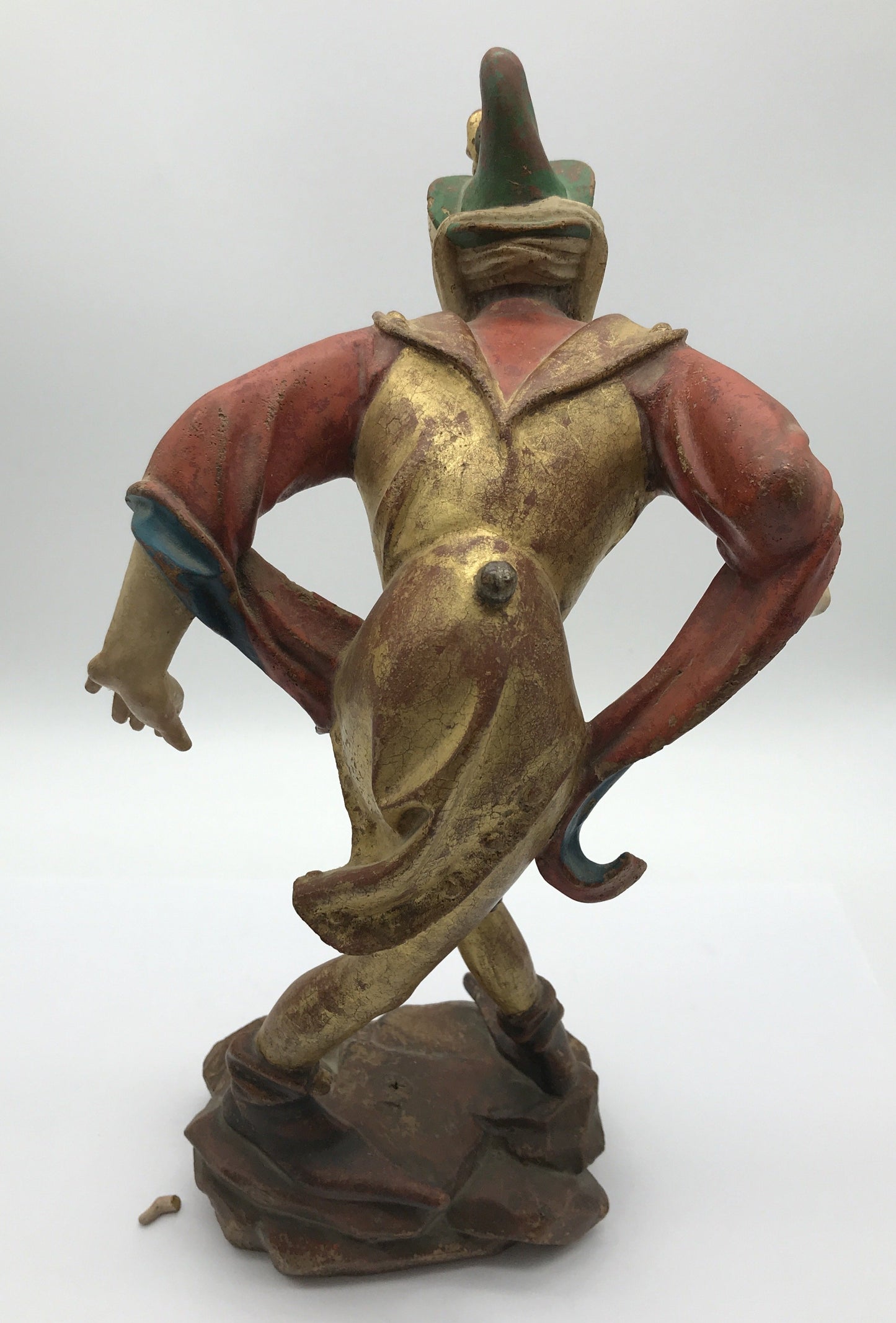 Moriskentänzer Zauberer, Schenna K. Kostner 1980, handgeschnitzt, 35,5cm hoch