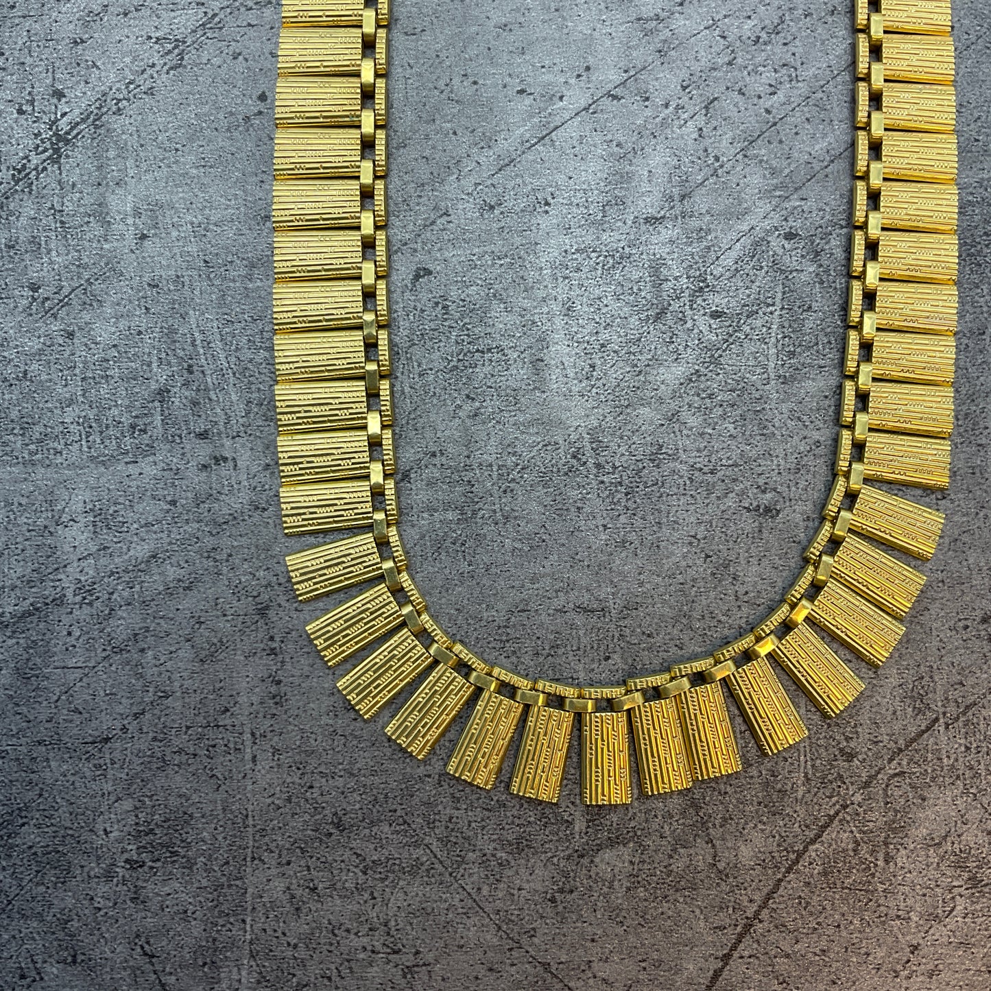 Modeschmuckkette goldfarben, Kette, Statementkette