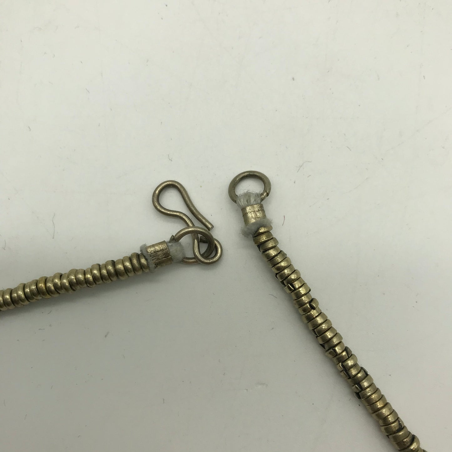 Statement Kette, Modeschmuck, königsblau, silber und rotfarbend, Tropfenform