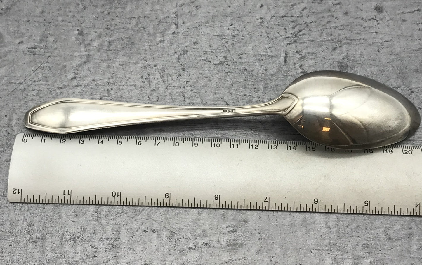 2 Stk. Esslöffel, Löffel, 60er versilbert