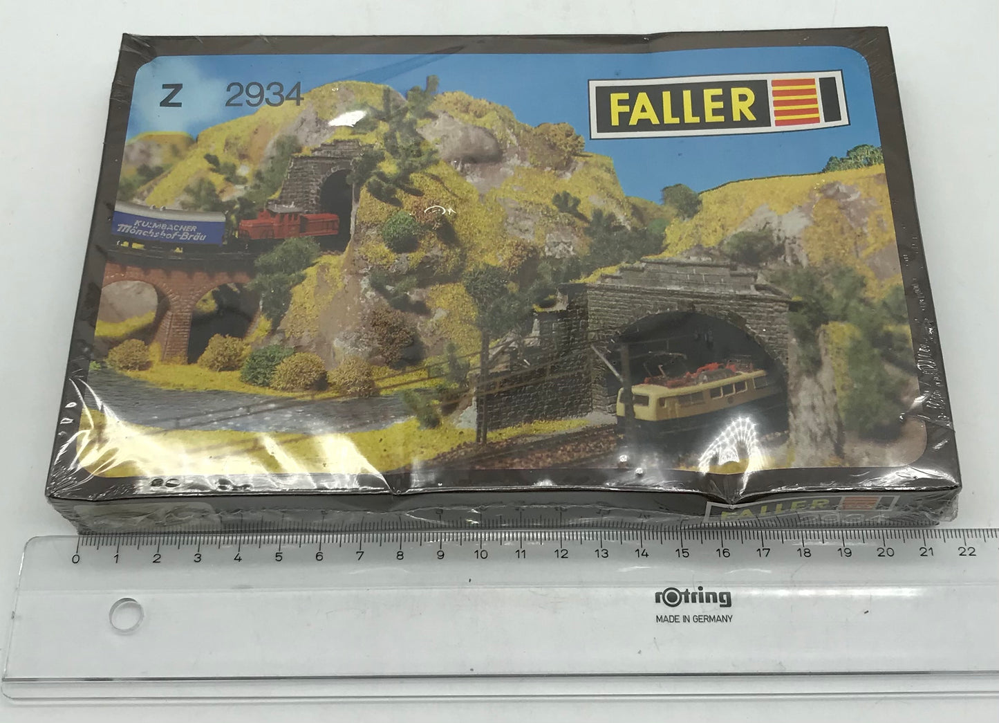 Modellbau Modelleisenbahn FALLER Tunnel Portal Z 2934