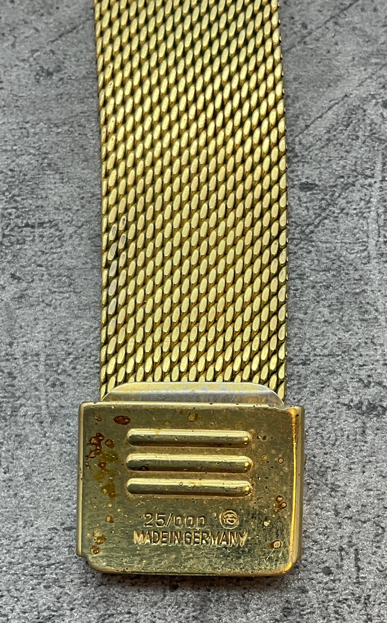 quadratische Junghans Armbanduhr 17 Jewels mit Sekundenanzeiger