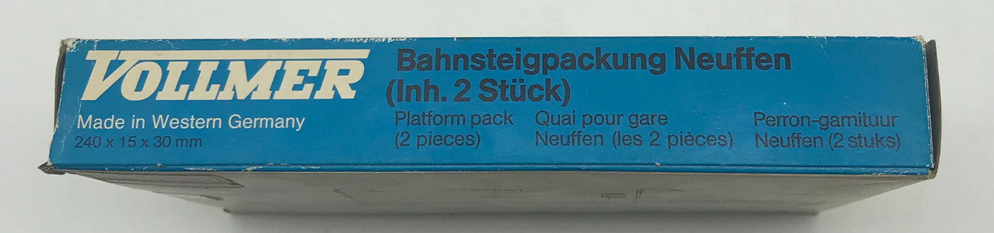 Vollmer  Z 9525 Bahnsteigverpackung Neuffen (Inh. 2 Stück)