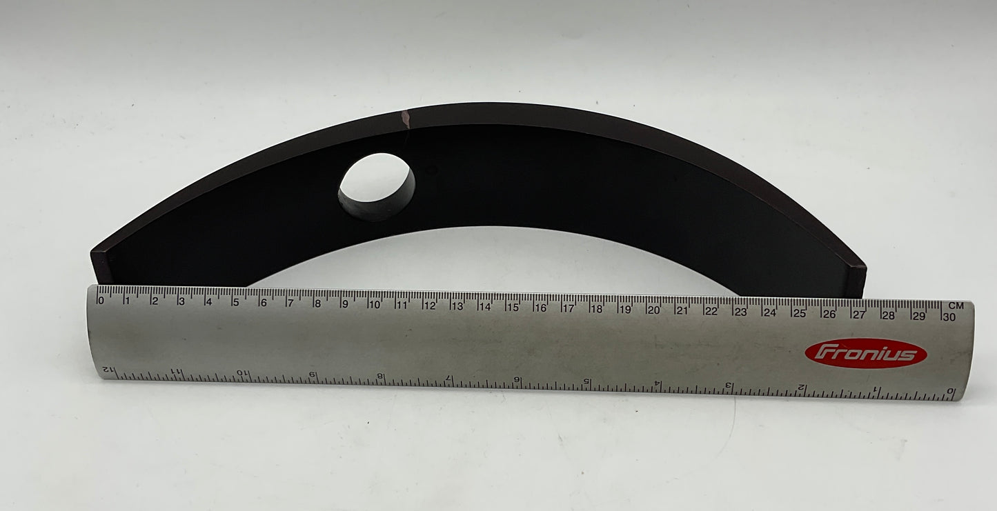 Weinflaschenhalter aus dunklem Holz, Flaschen Ständer,