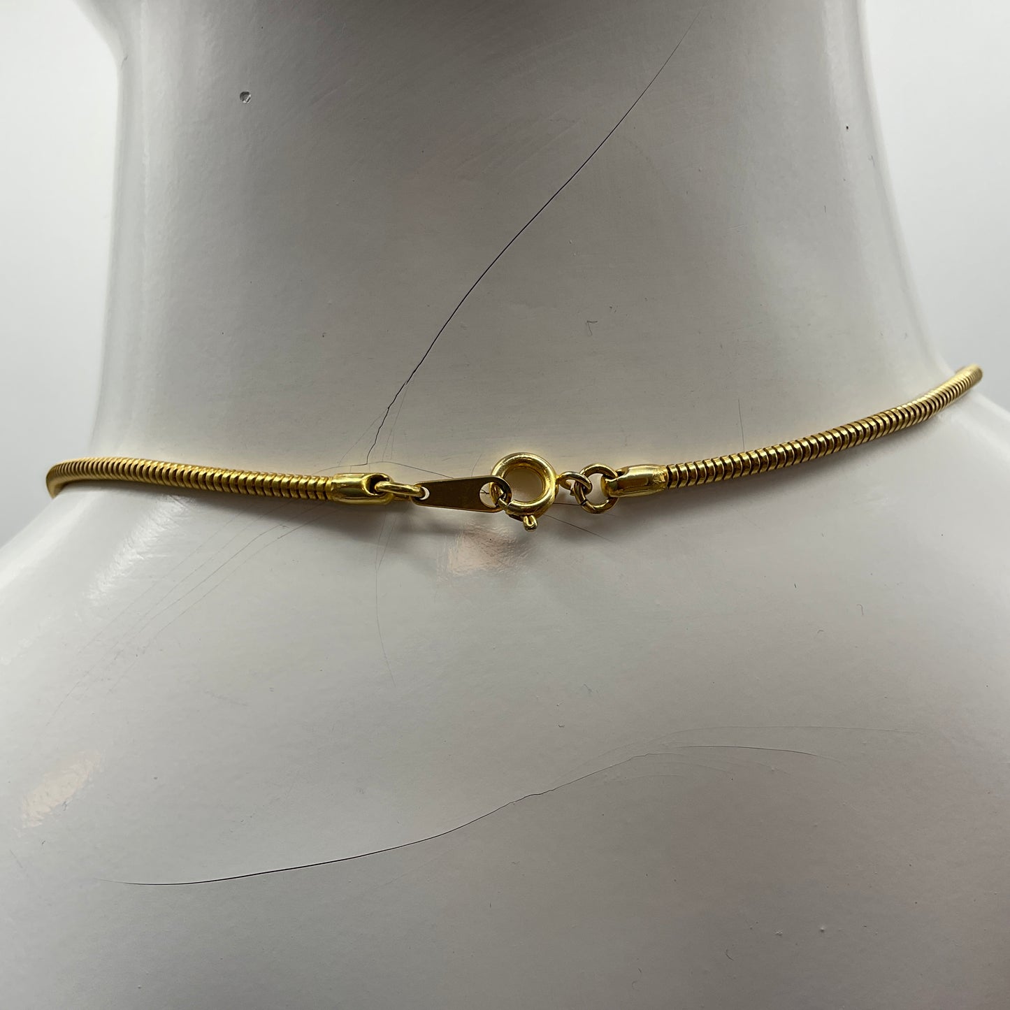 Modeschmuck Kette mit Herz, goldfarben,