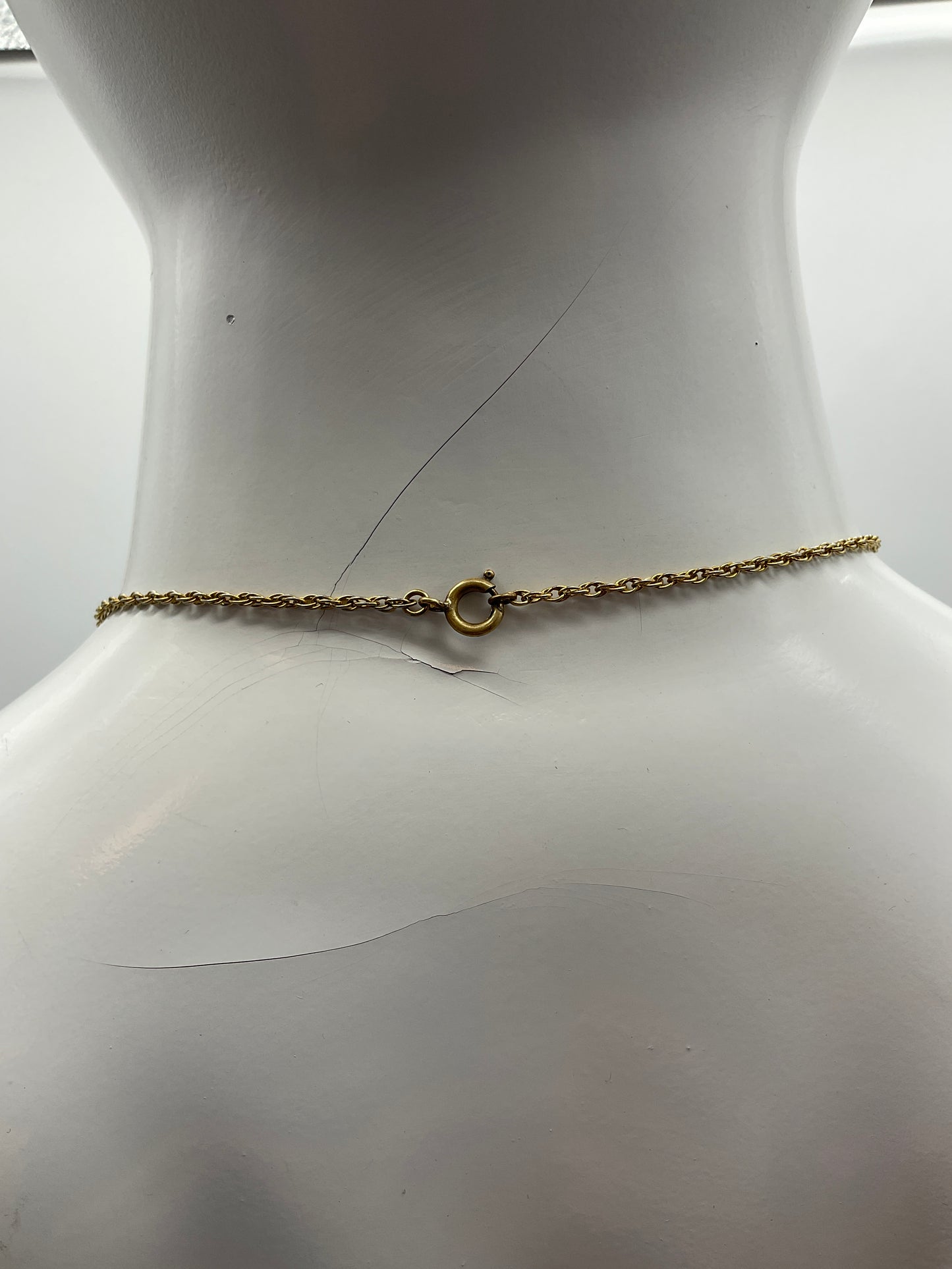 Gliederfisch Parfumfisch, Kette, beweglich, bunt und goldfarbig