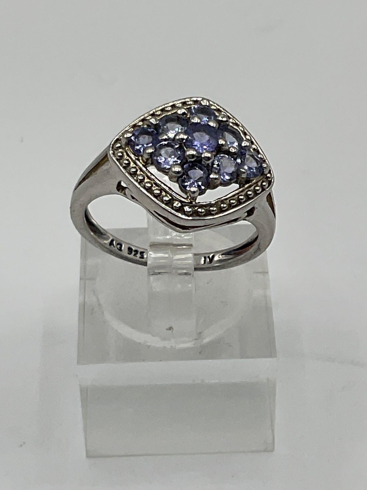 Damenring 925 er Silber mit Ziersteinen