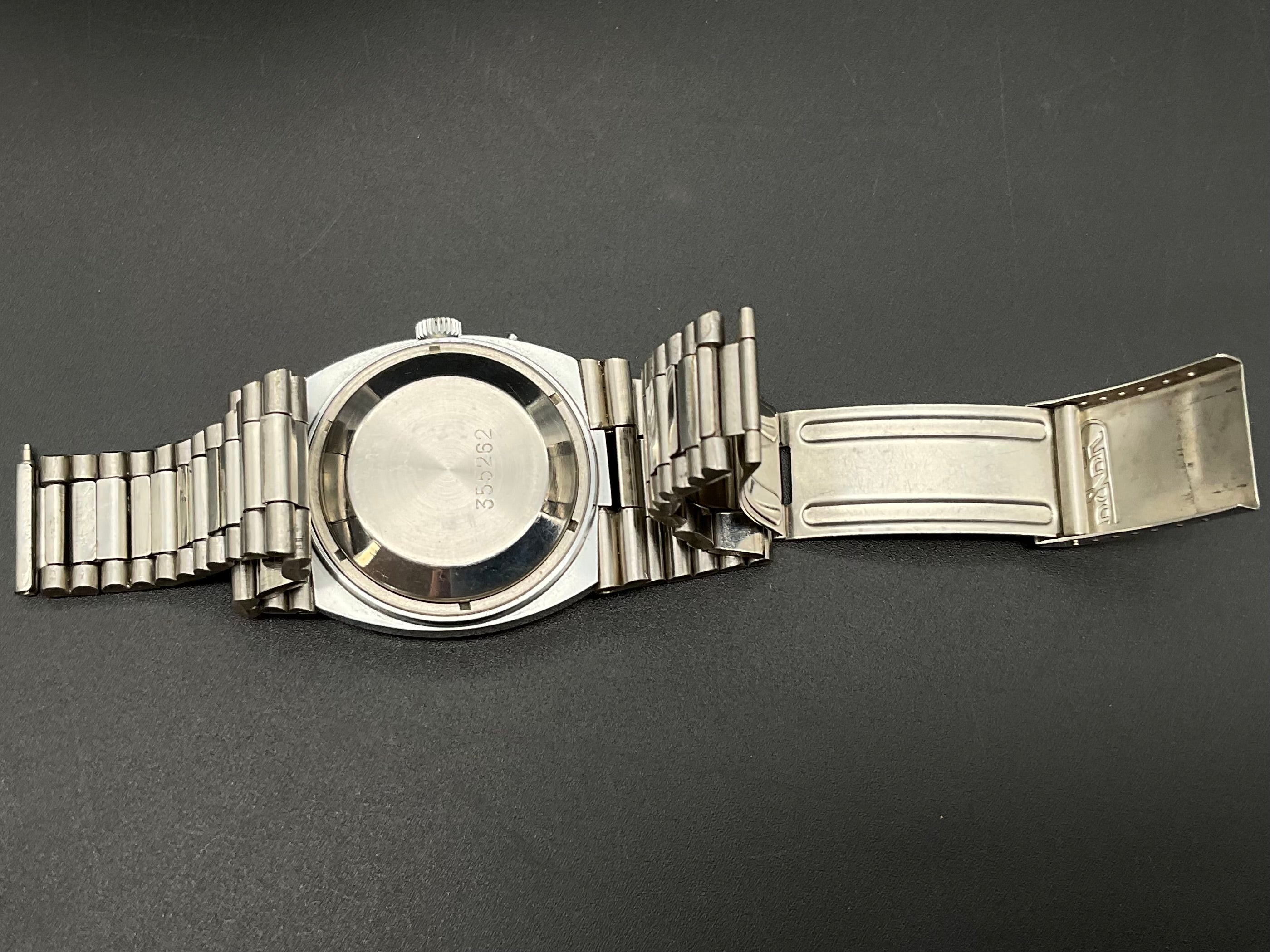 Blau/silberfarbige Slava Uhr     905