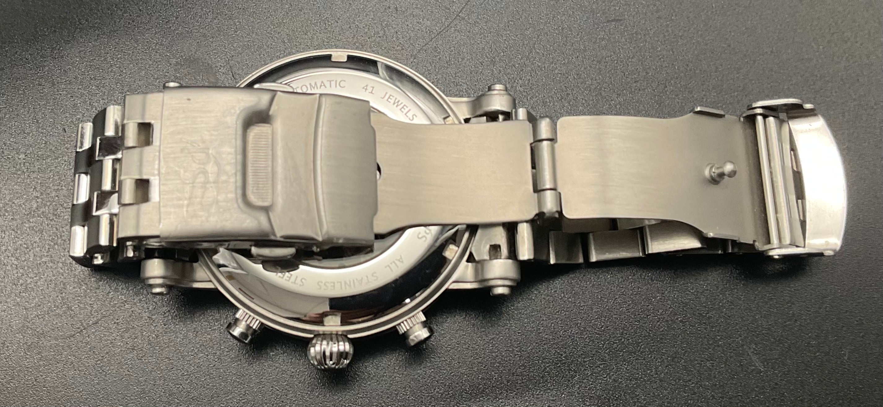 Silber-Blaue PortaS Uhr