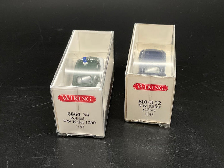 Zwei Wiking VW Käfer