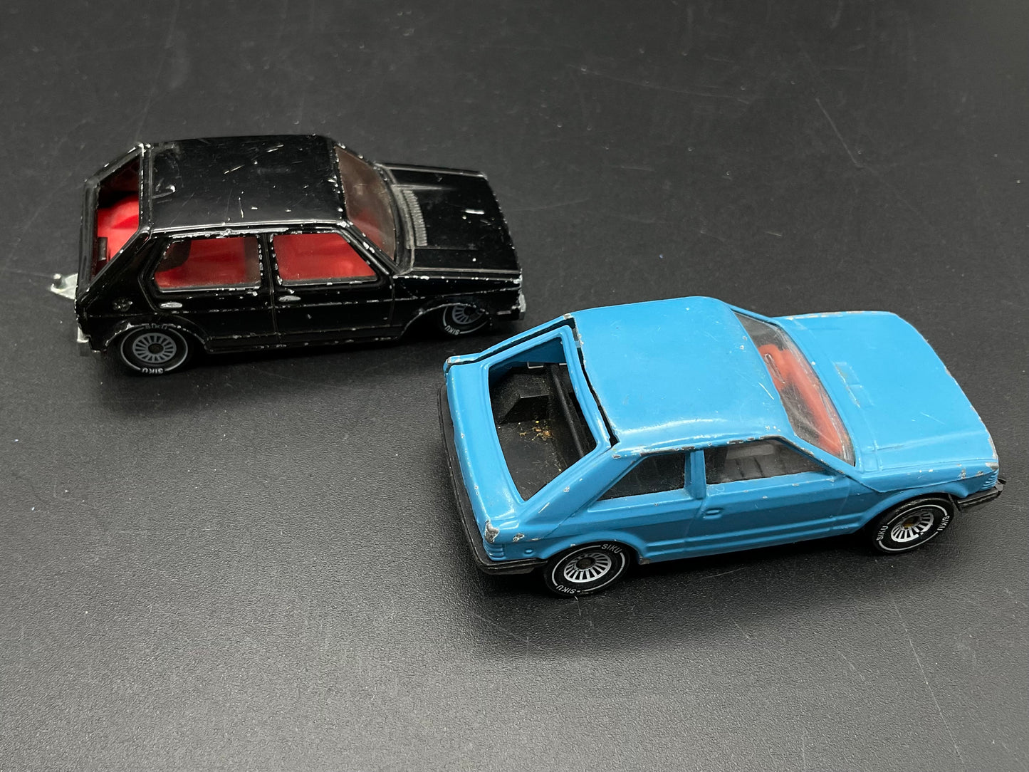 Siku VW Golf LS und Ford Escort 6L