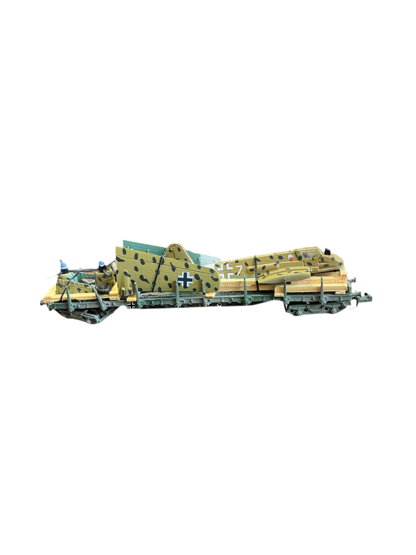 Güterwagen, Fleischmann mit Tarnflugzeug