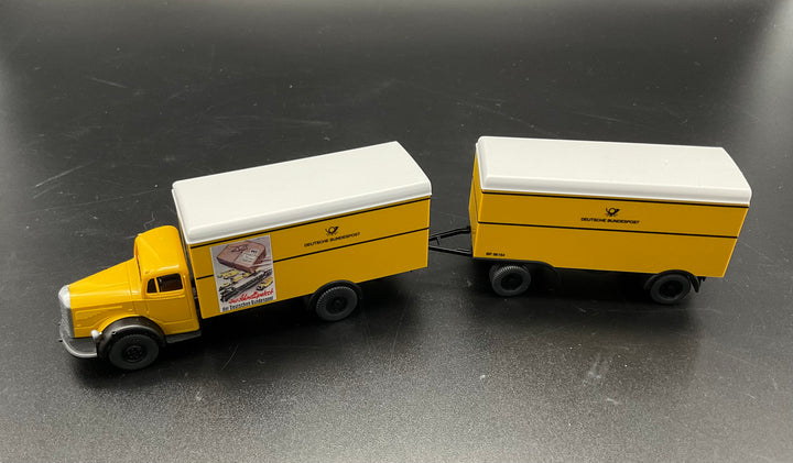 Wiking Post LKW mit Anhänger