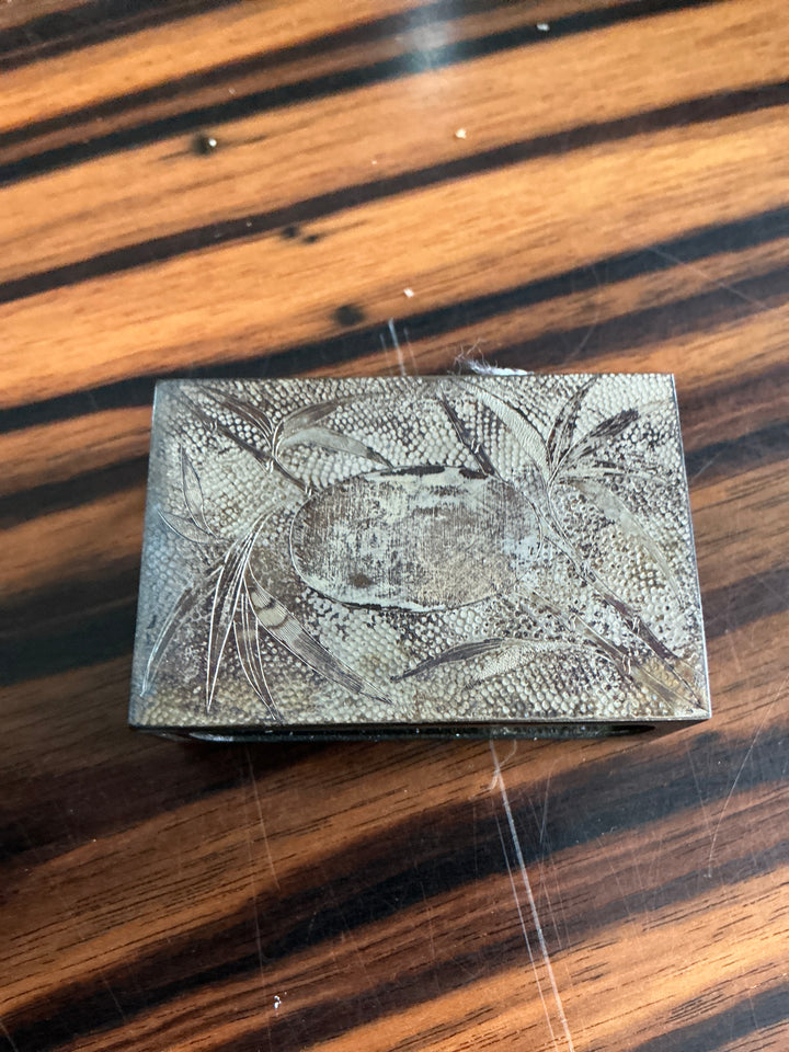 Streichholzschachtel Sterlingsilber 905