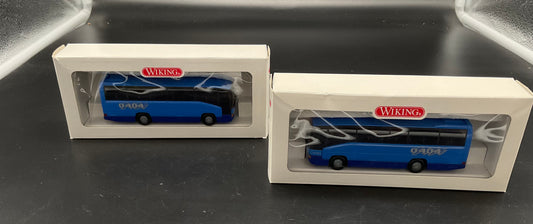 Wiking zwei Mercedes Benz Reisebusse O 404 RH