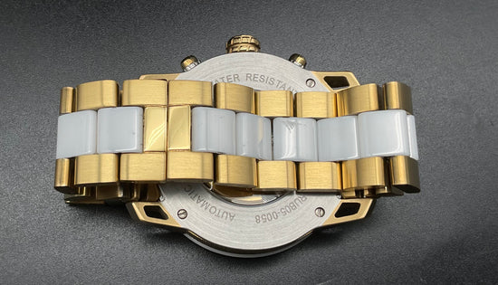 Gold-weiße Raoul U. Braun Uhr