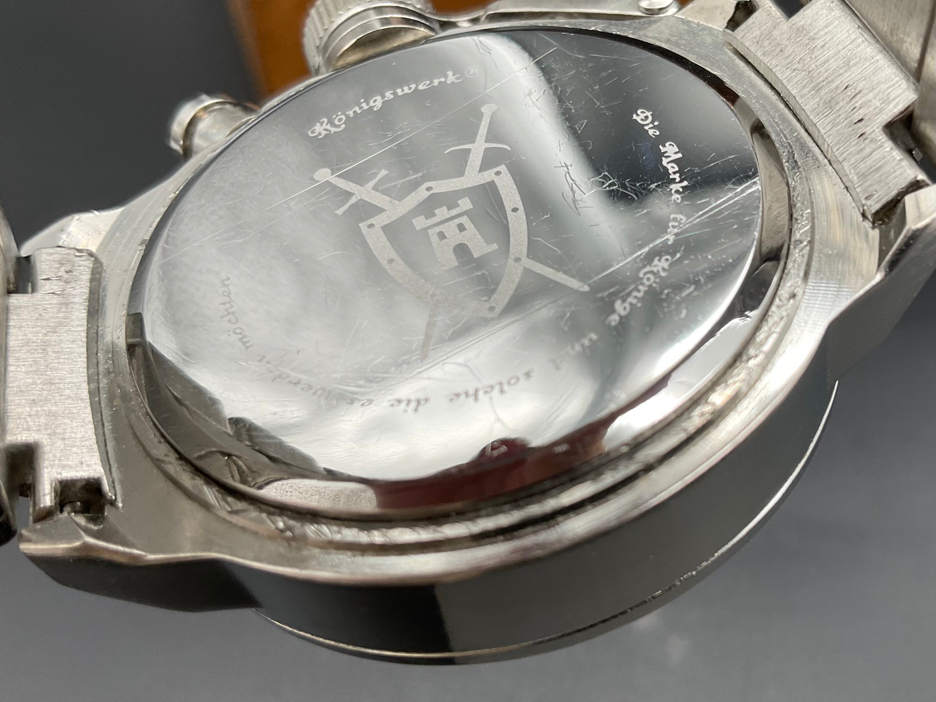 Silberne Königswerk Uhr