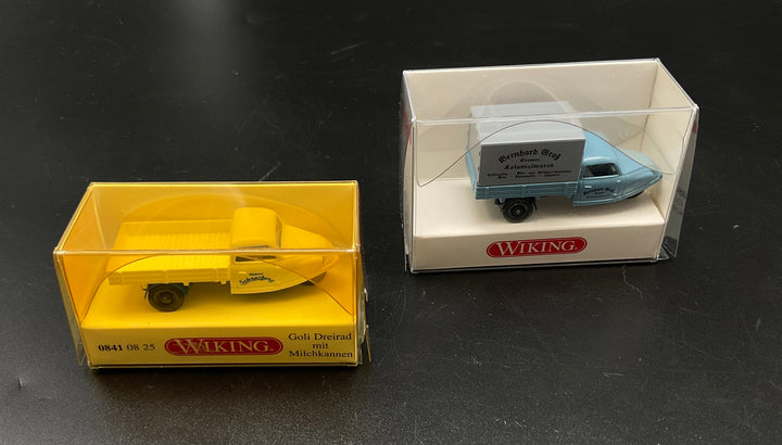 Wiking Zwei Goli-Dreiräder