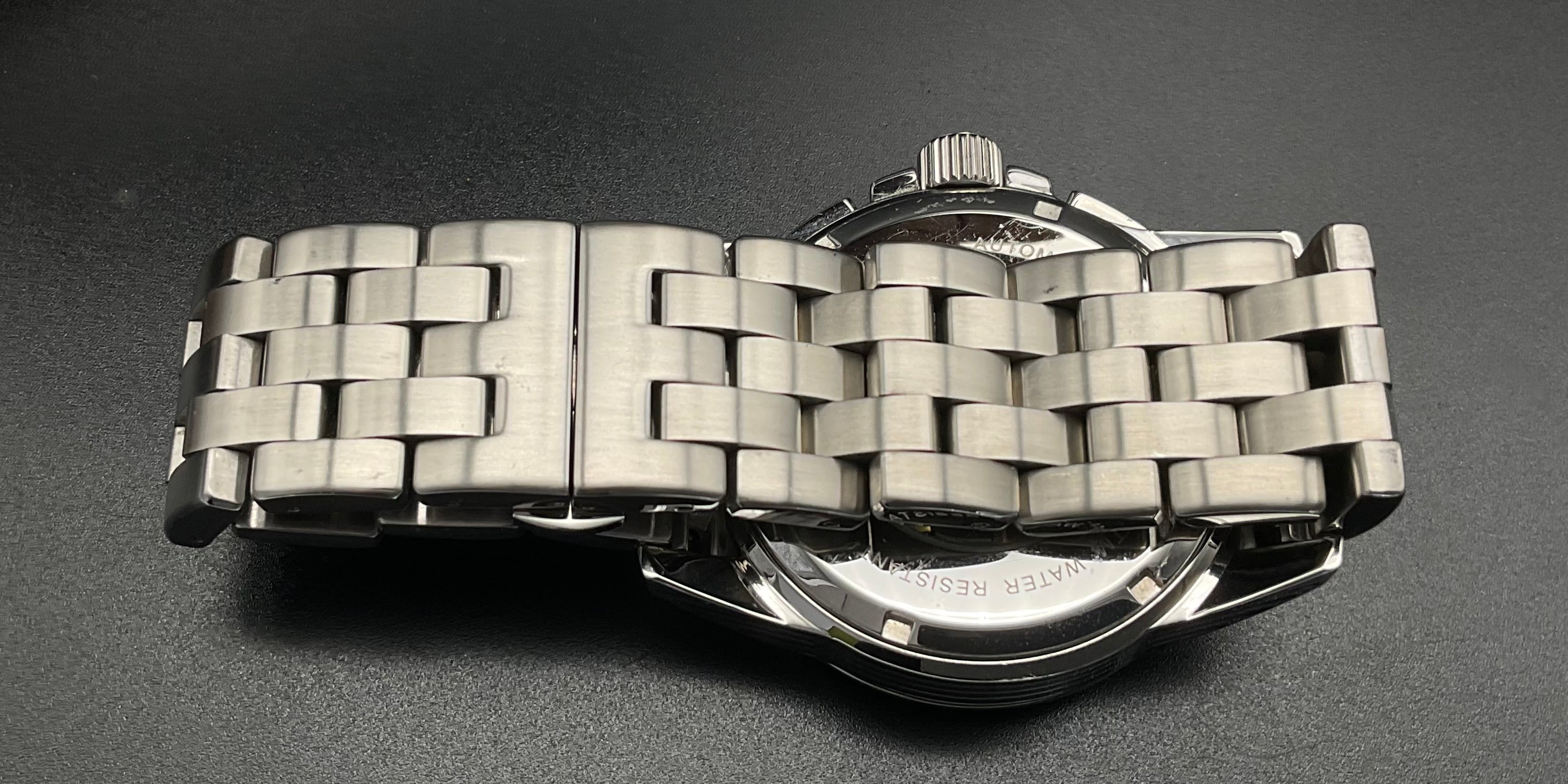 Schwarz Silberne Raoul U. Braun Uhr