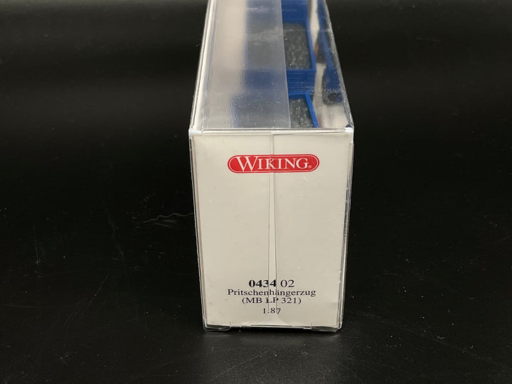 Wiking Pritschenhängerzug MB LP 321