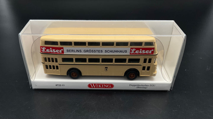 Wiking Doppeldeckerbus D2U Büssing