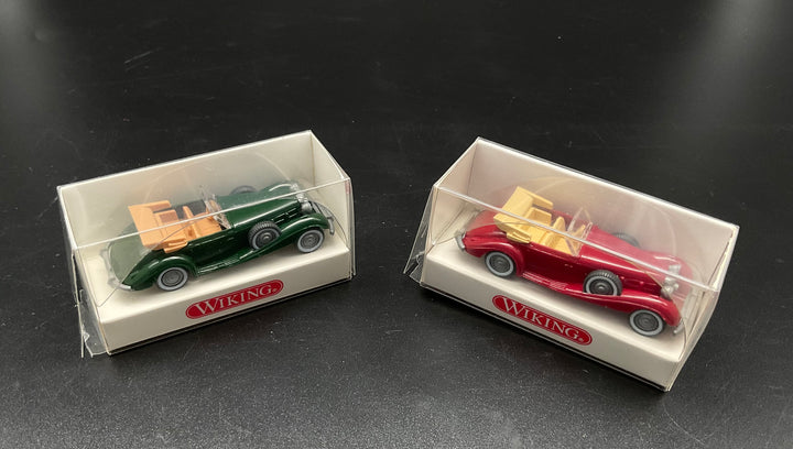 Zwei Wiking Mercedes Benz 540 K