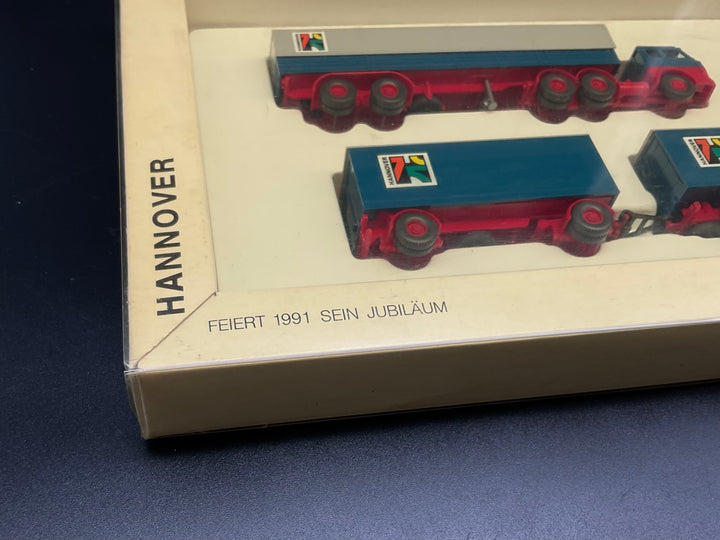 Wiking LKW-Set Hannover feiert 1991 sein Jubiläum